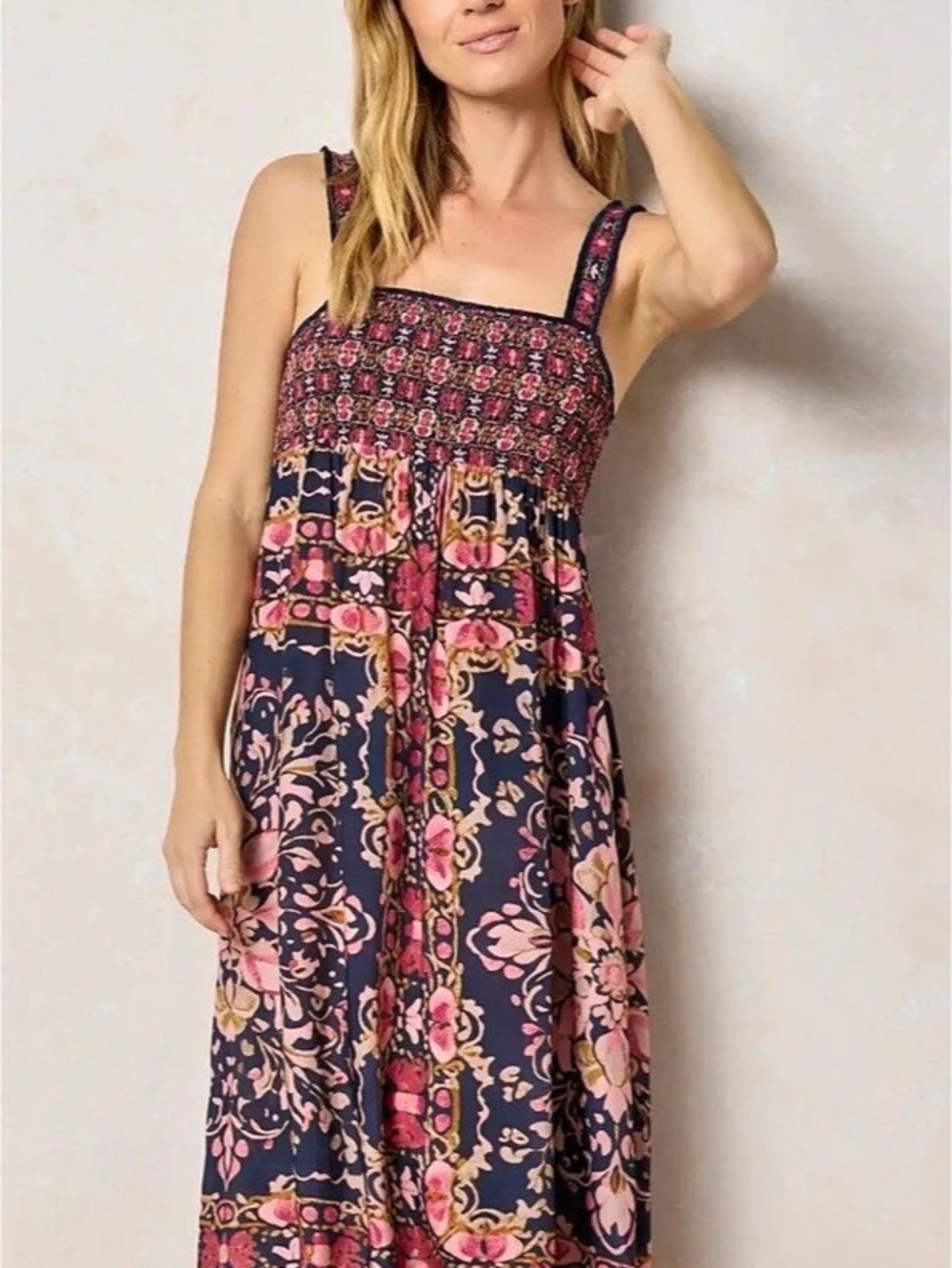 Natural Life midi Dress Floral NWT